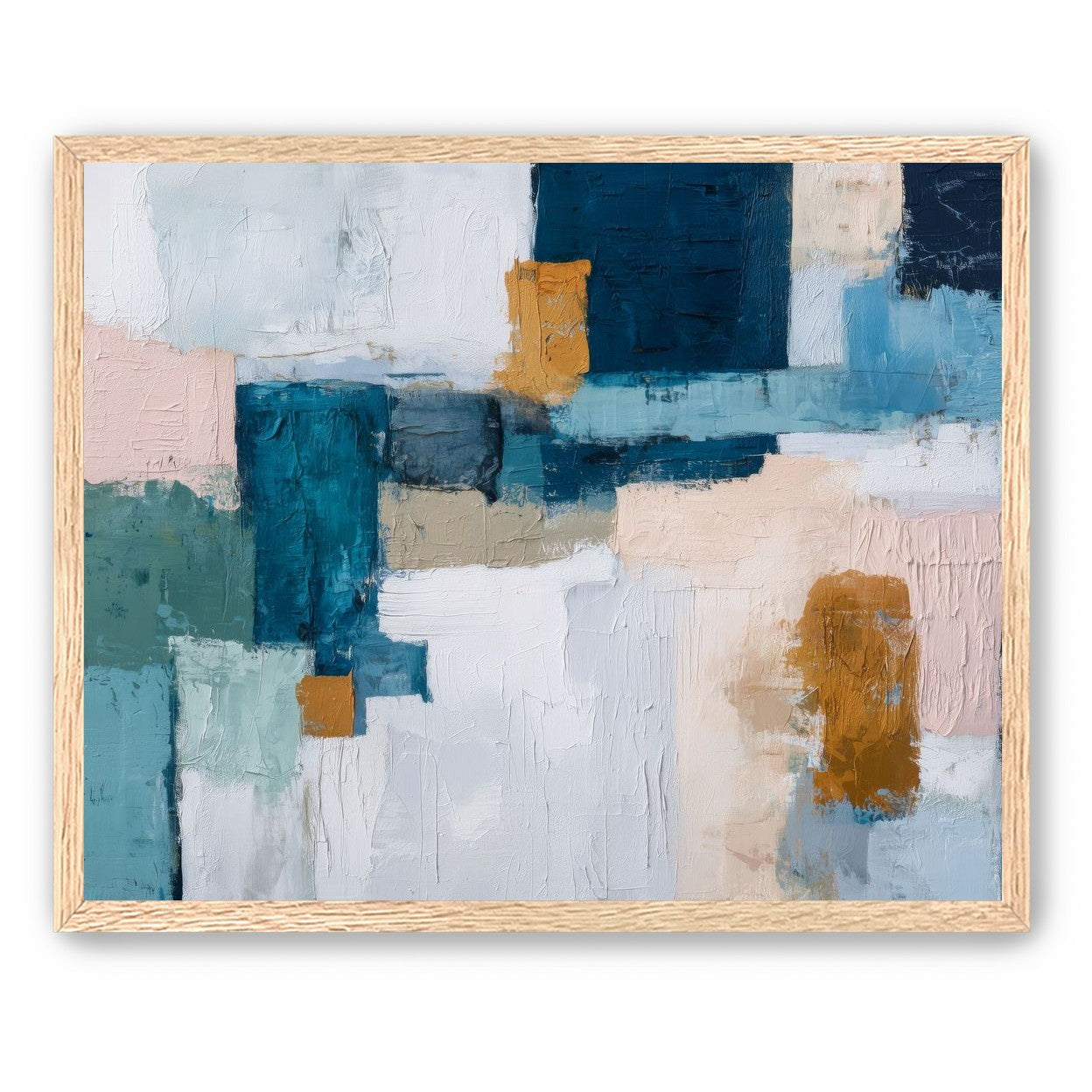 Offset Blocks Across White