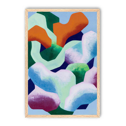 Soft edged color blocks