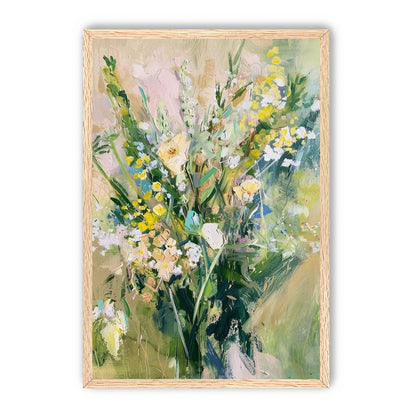 Wildflowers leaning into light