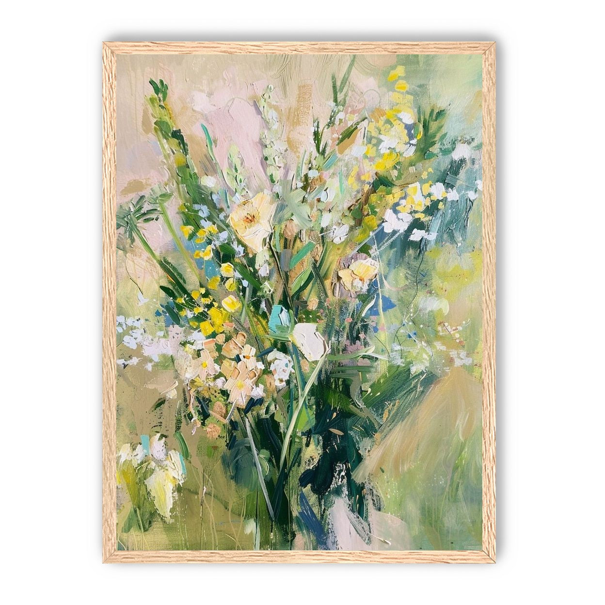 Wildflowers leaning into light