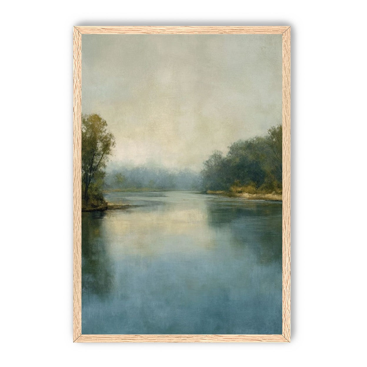 Misty bend in the river