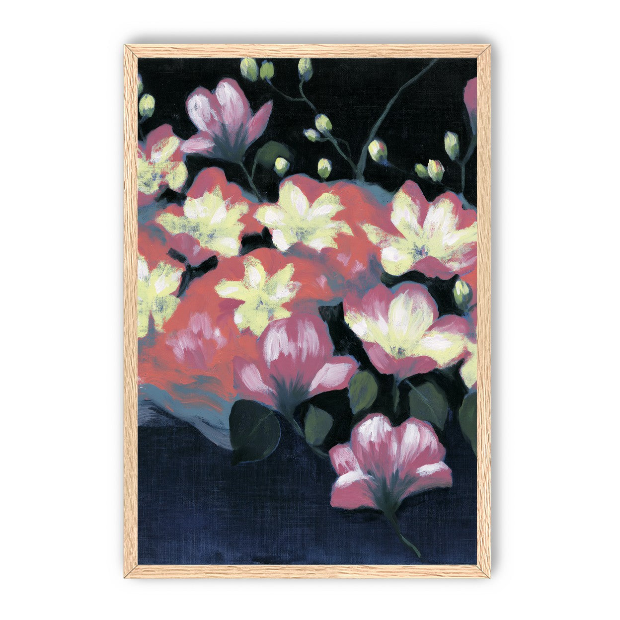 Flowers waking in the dark