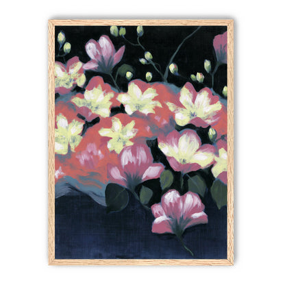 Flowers waking in the dark