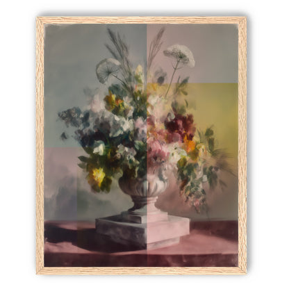 Bouquet in divided light