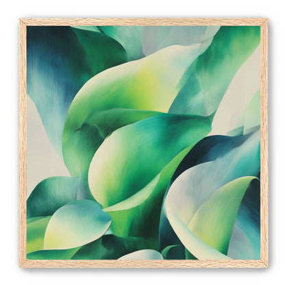 Calla lilies among green shadows