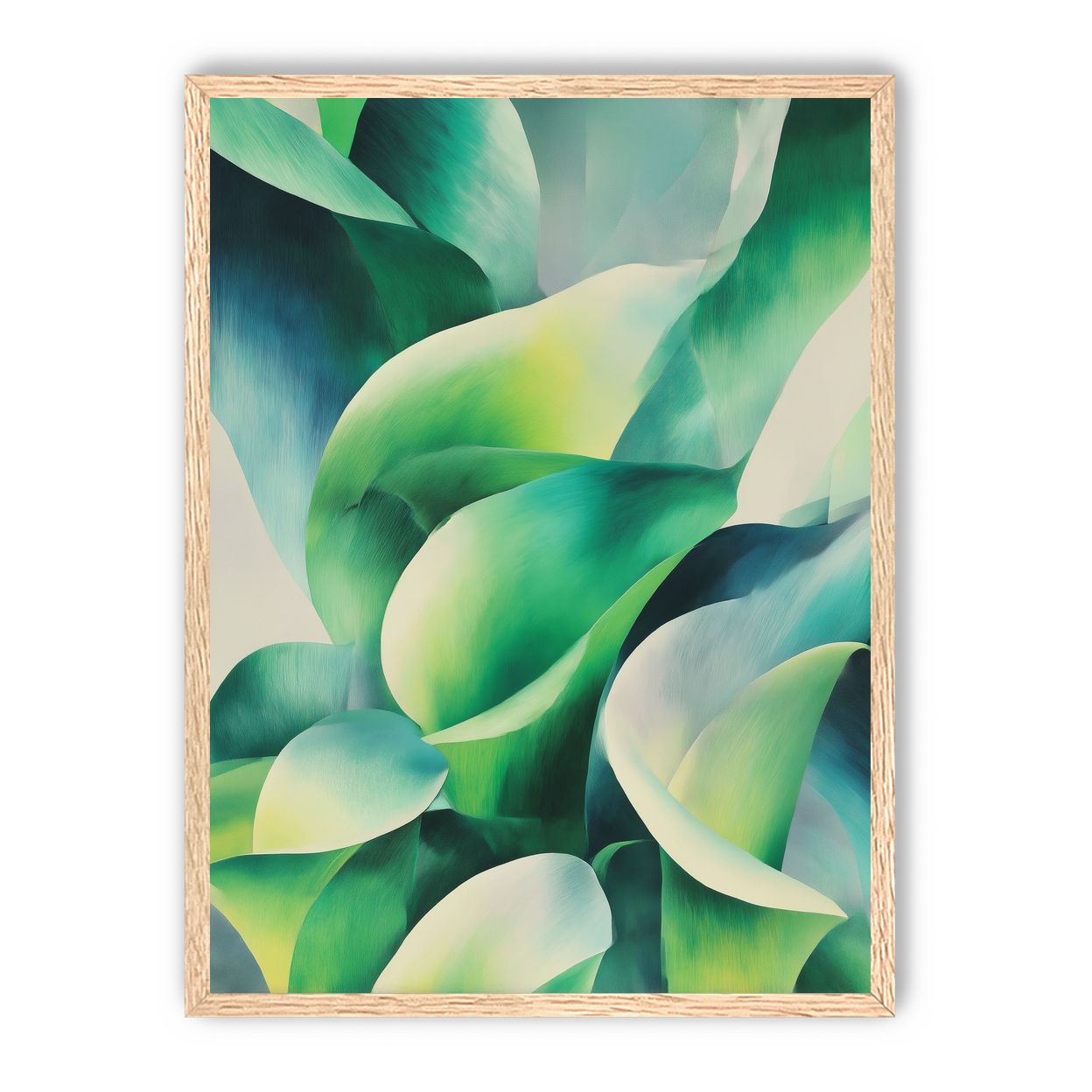 Calla lilies among green shadows