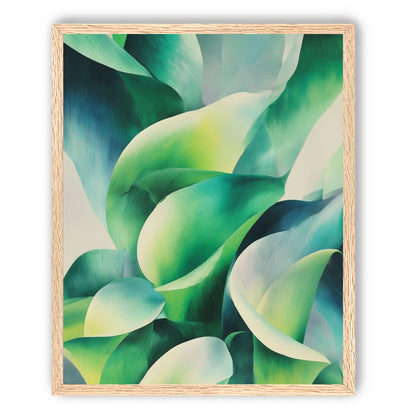 Calla lilies among green shadows