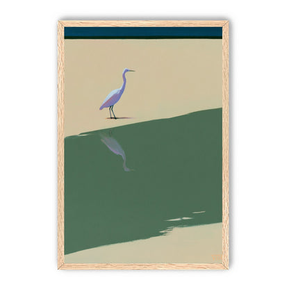 Where the egret doubles
