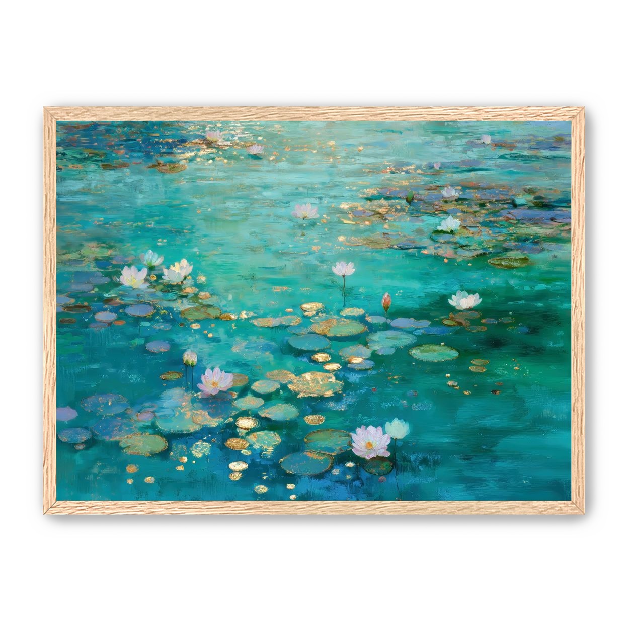 Quiet Gold on Blue Water