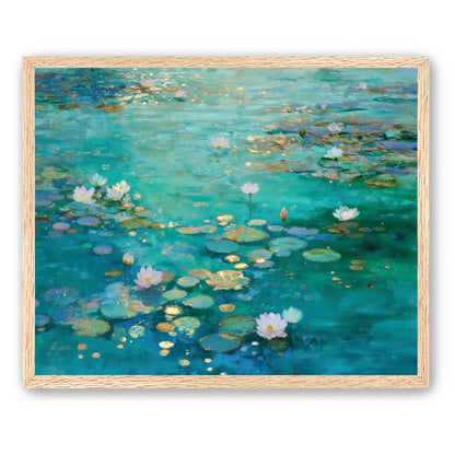 Quiet Gold on Blue Water