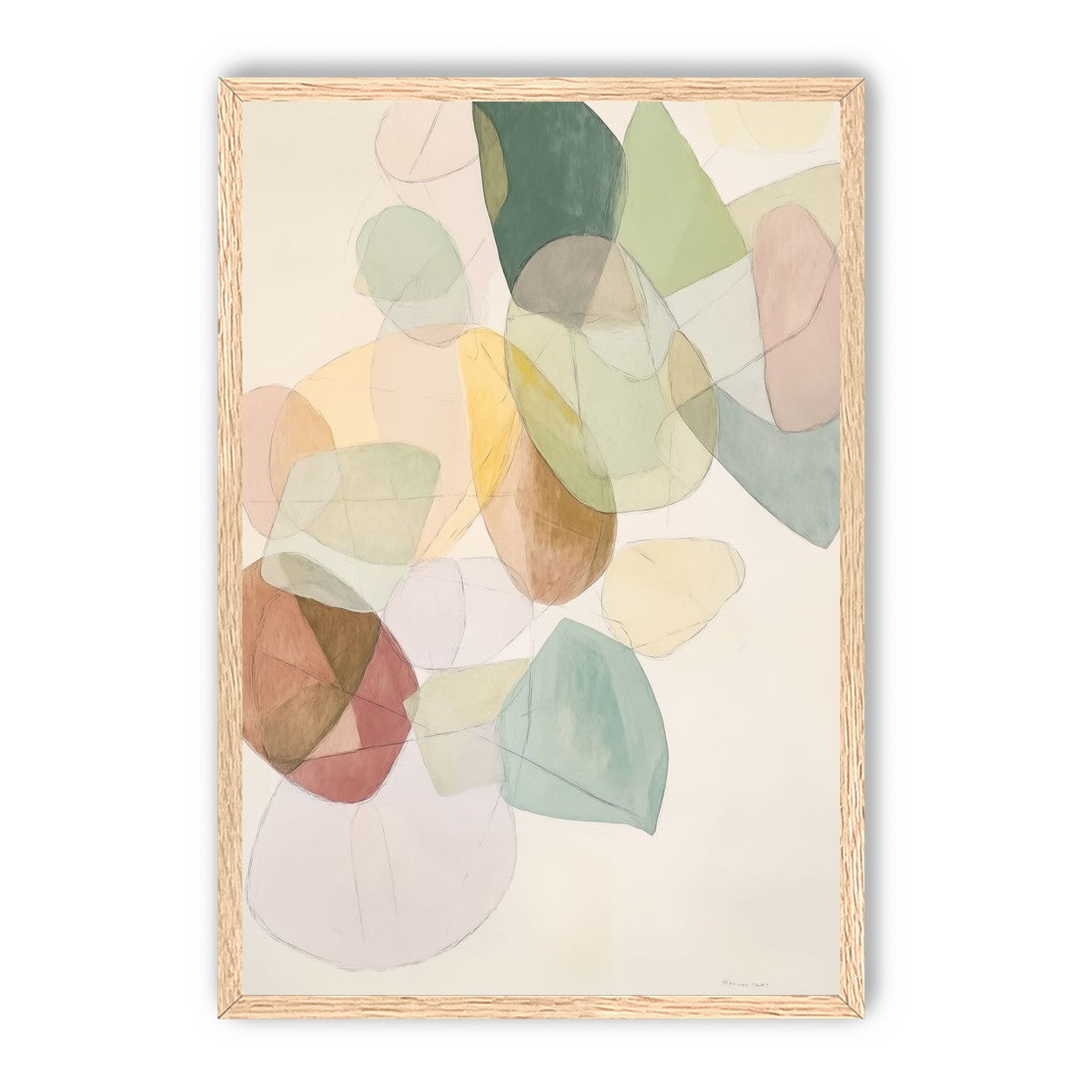 Layered Forms on Paper