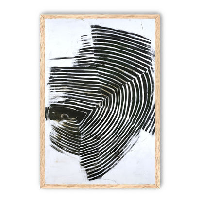Black bands in white scrape
