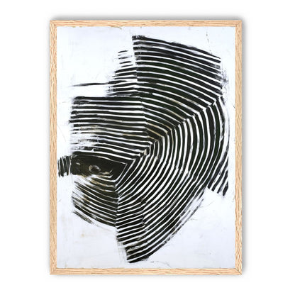 Black bands in white scrape
