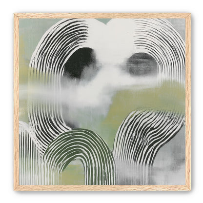 Black arcs in green haze