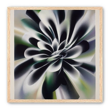 Speckled bloom in motion