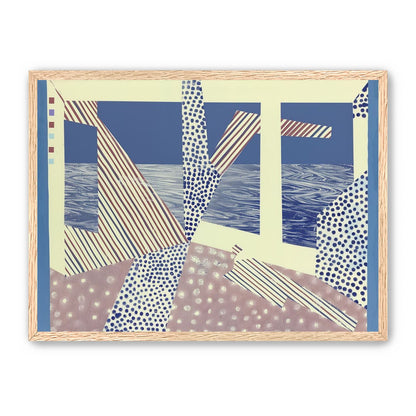 Stripes cut through dots
