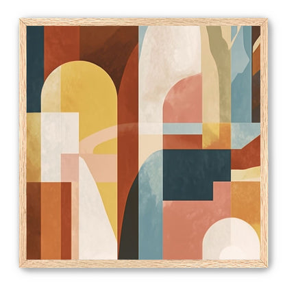 Ochre and Teal Held Apart