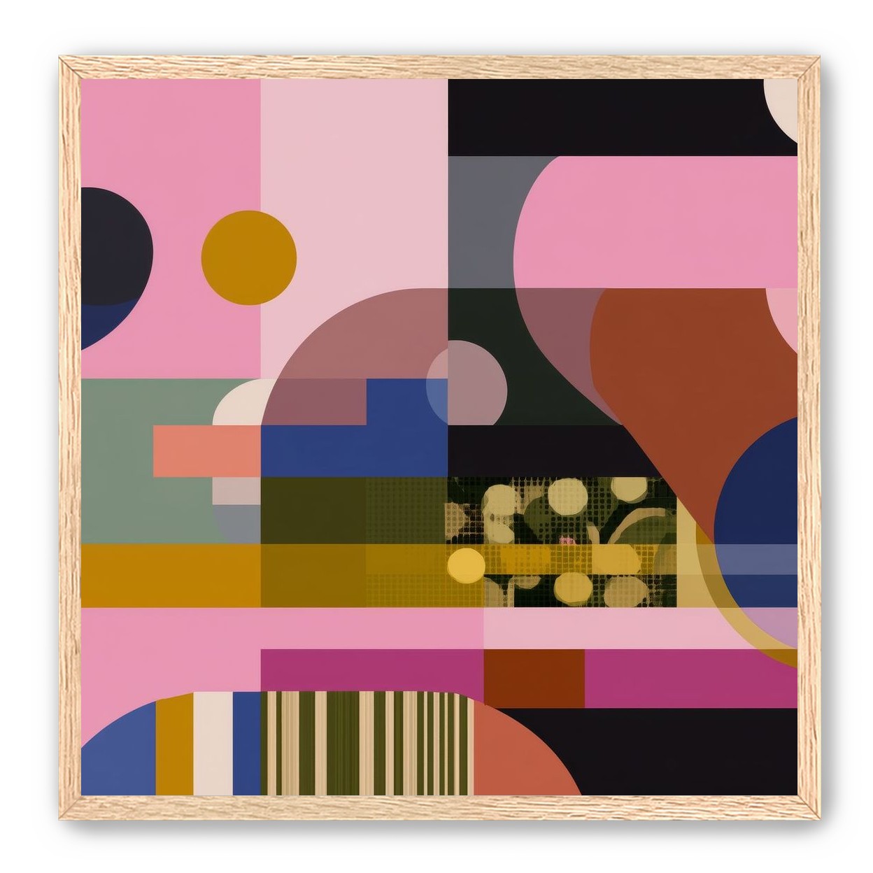 Shapes Jostling for Space 