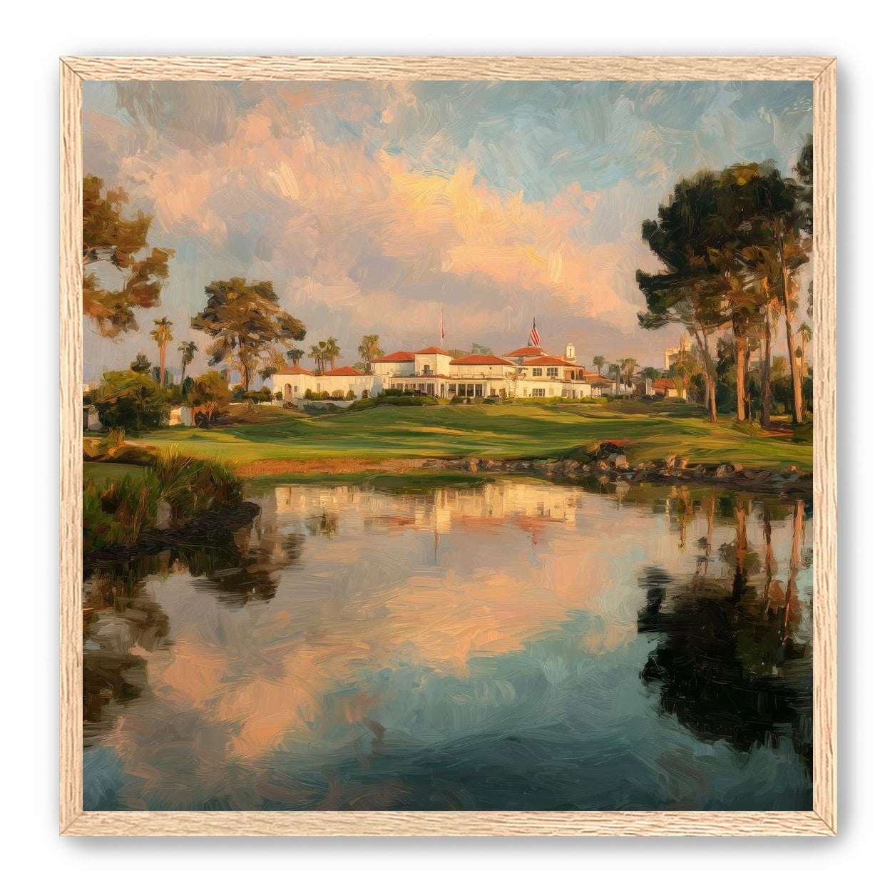 Afternoon Light on the Clubhouse
