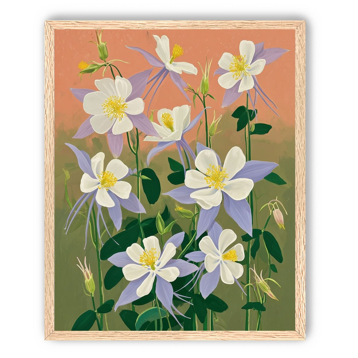 Evening Color in the Flowers