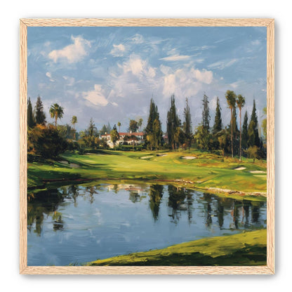 Still Water in Front of the Green