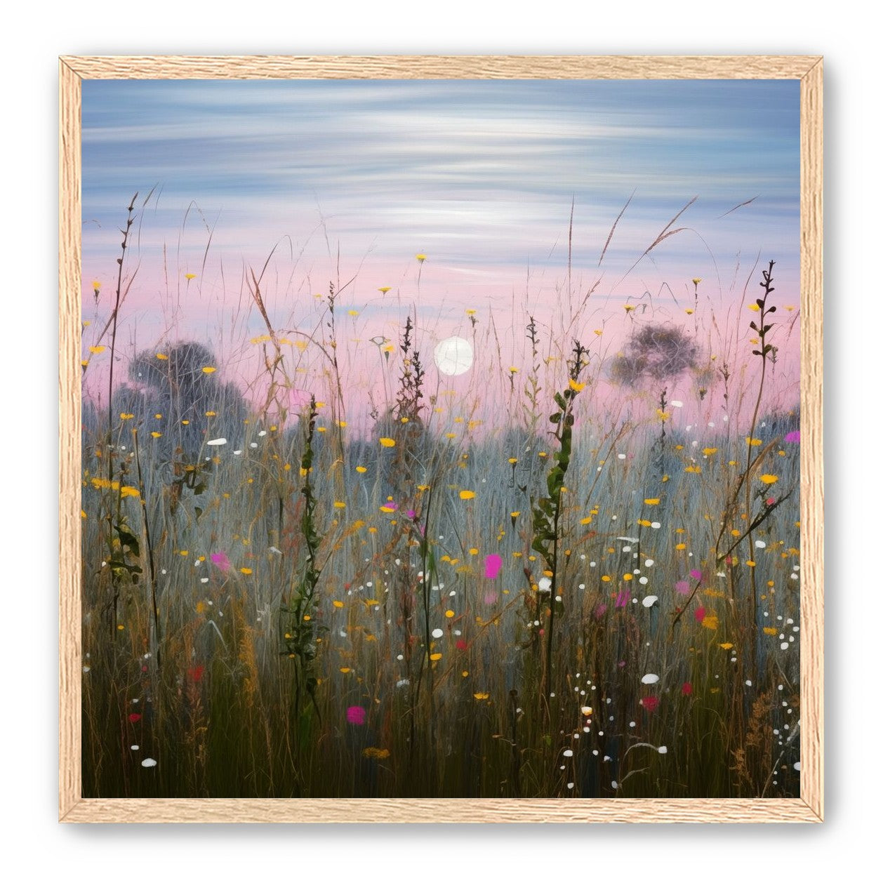 Wildflower Meadow at Moonrise