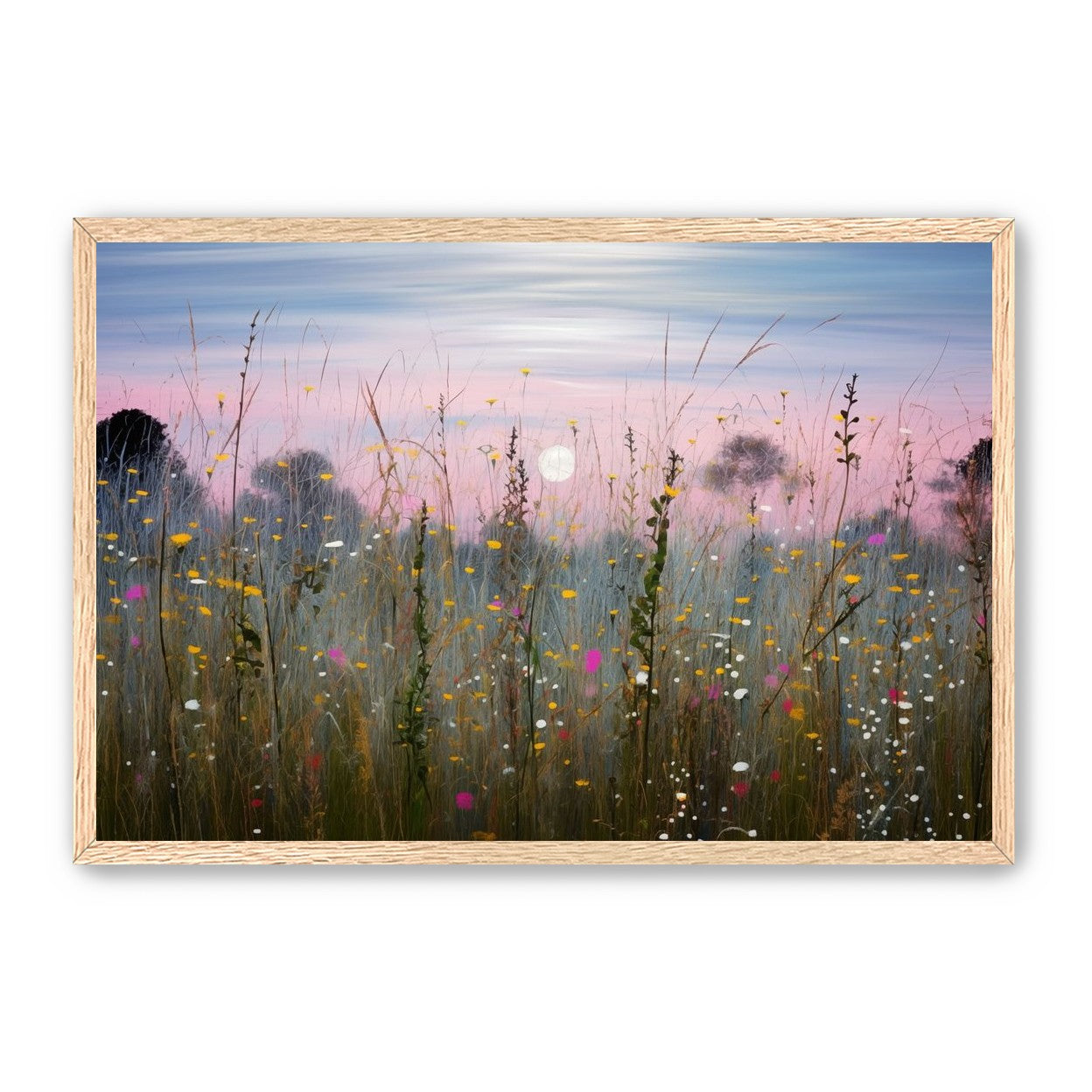 Wildflower Meadow at Moonrise