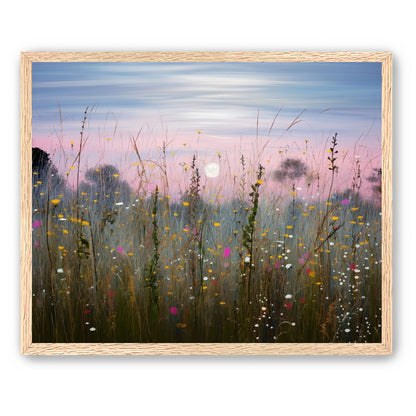Wildflower Meadow at Moonrise