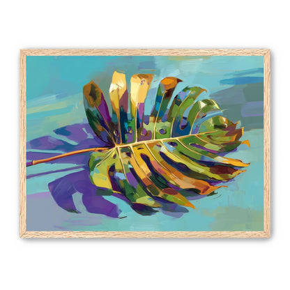 A Leaf Held in Color