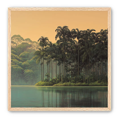 Tall Palms at Water