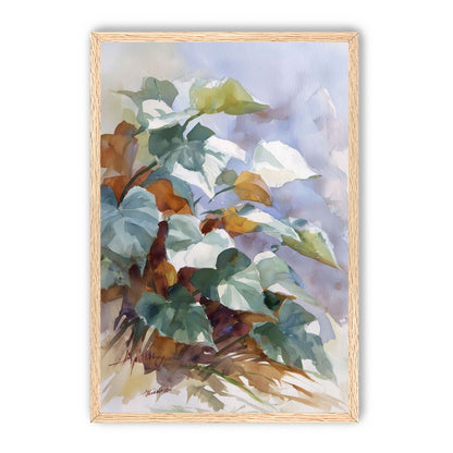 Garden Leaves After Rain