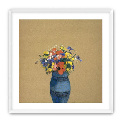 A quiet vase of wildflowers