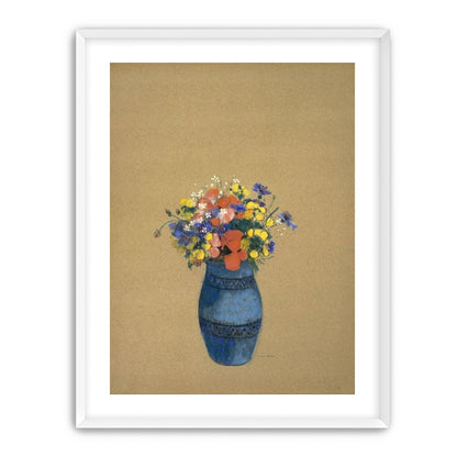 A quiet vase of wildflowers