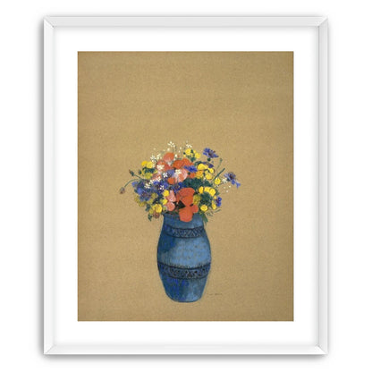 A quiet vase of wildflowers