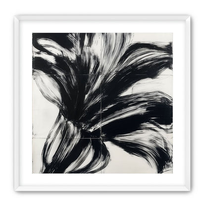 Black surge on white grid