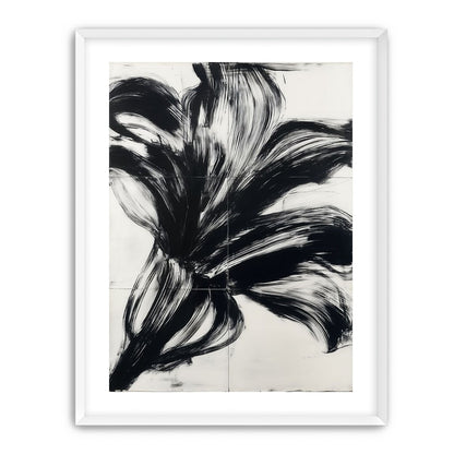 Black surge on white grid