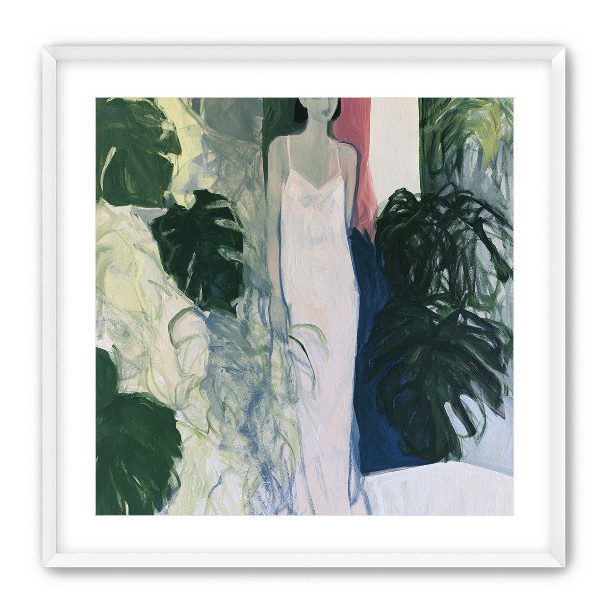 A woman among the leaves