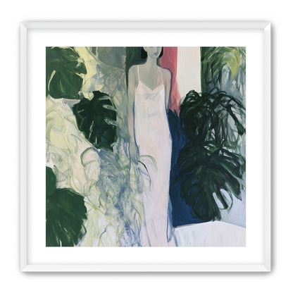 A woman among the leaves