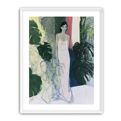 A woman among the leaves