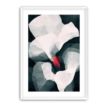 Red wedge among pale layers