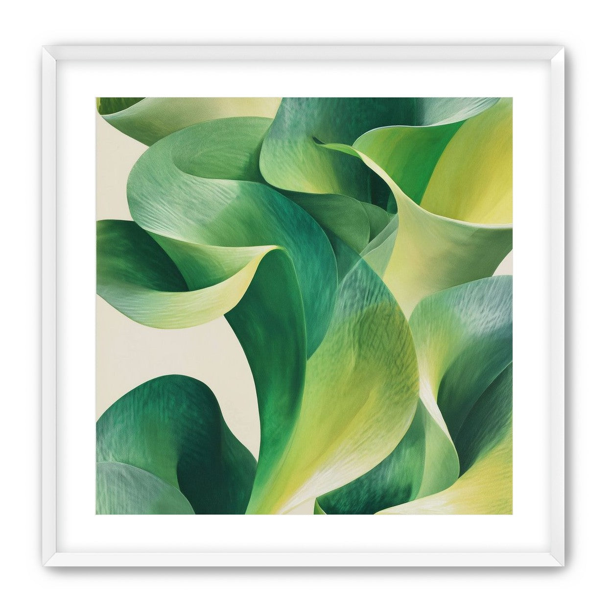 Green light in the lilies