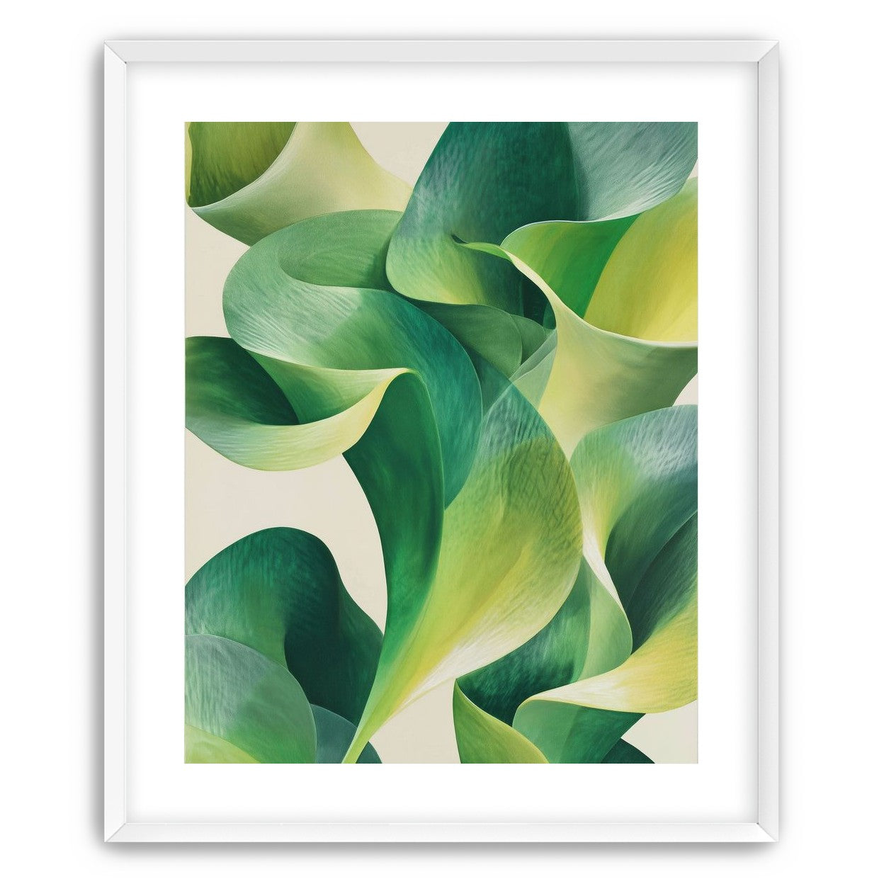 Green light in the lilies