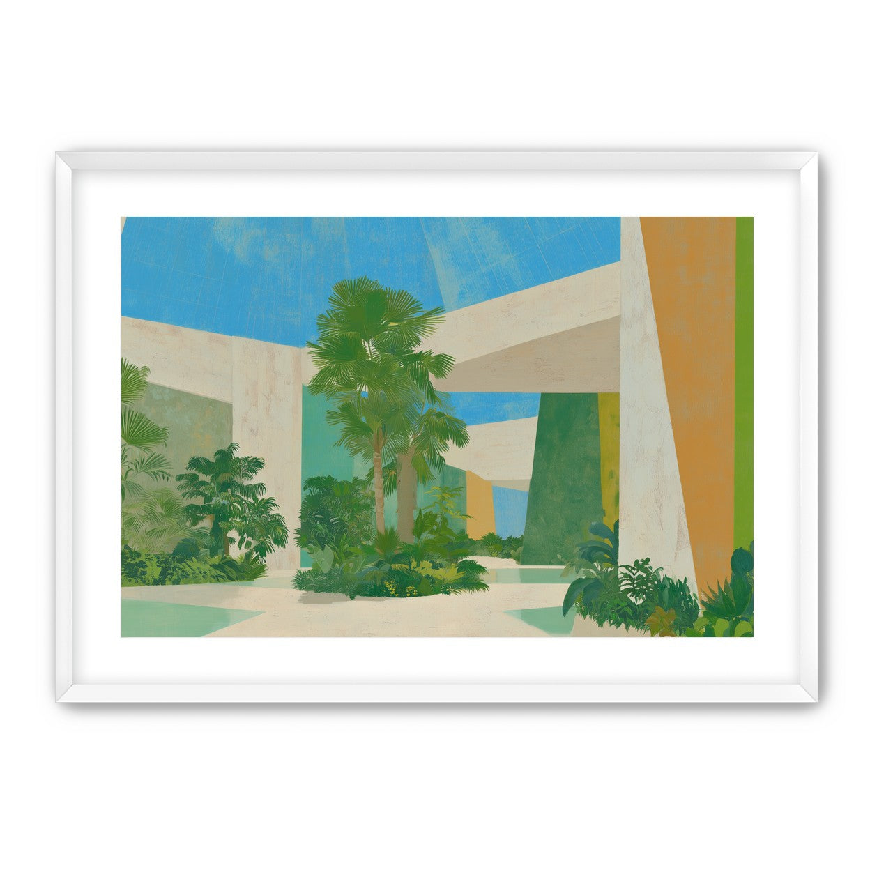 Palm shade in the atrium