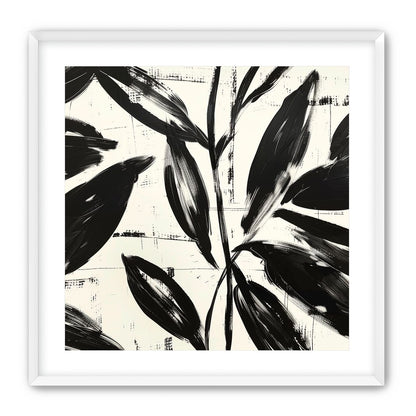 Leaves in black sweep