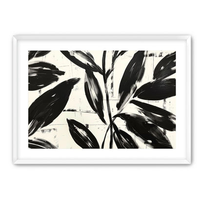 Leaves in black sweep