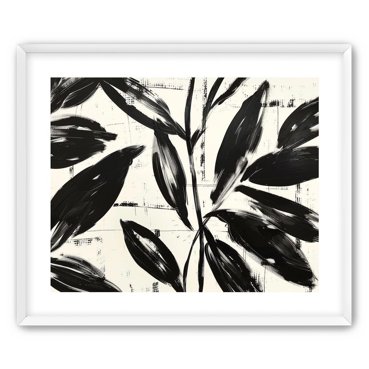 Leaves in black sweep