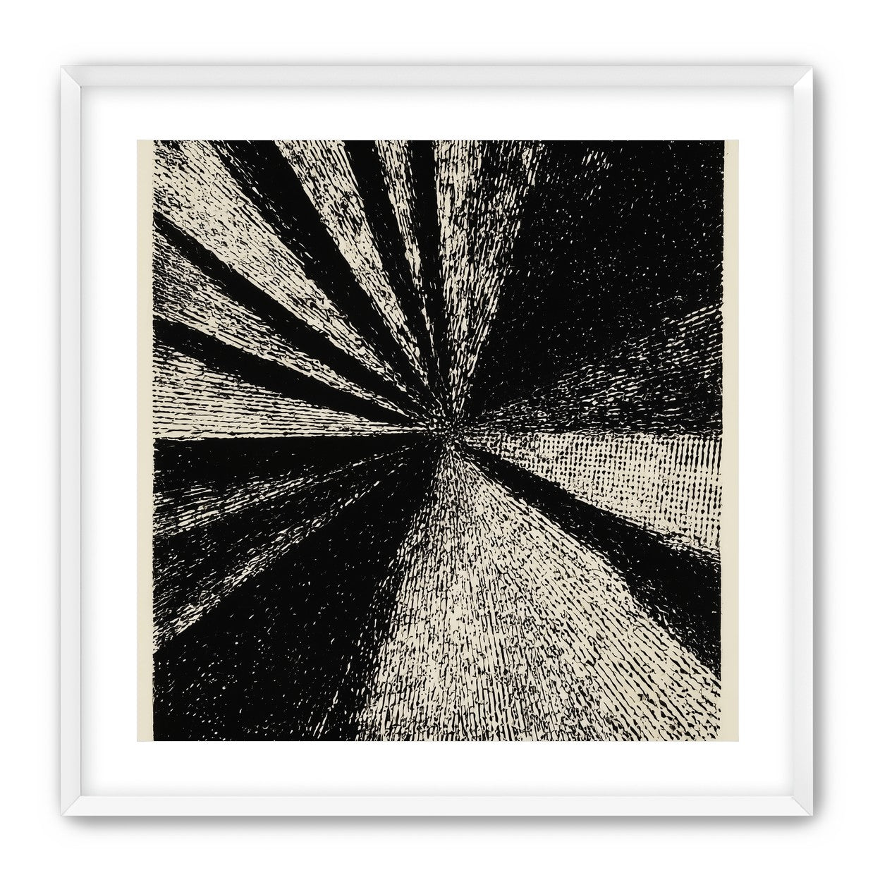 Black rays into grain