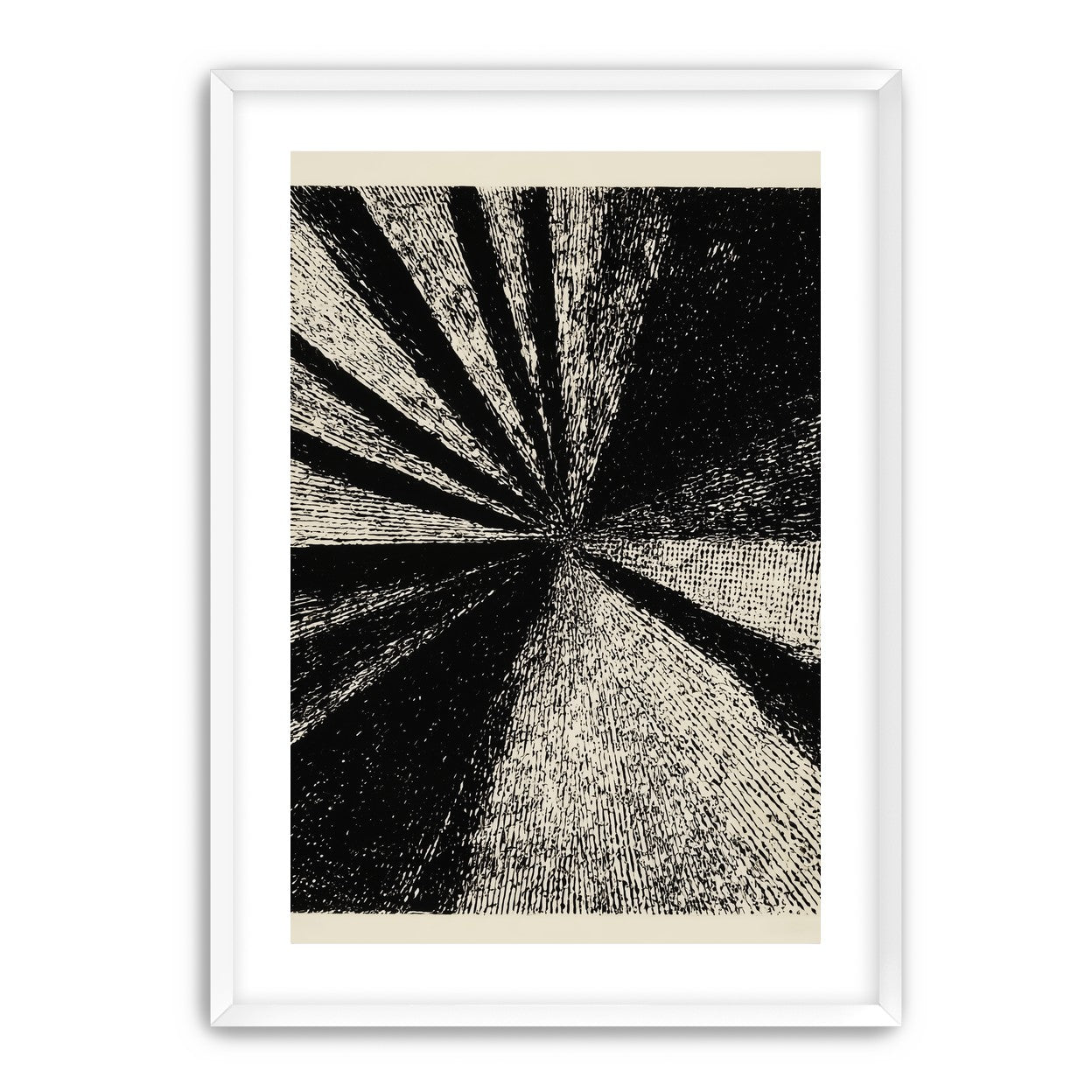 Black rays into grain