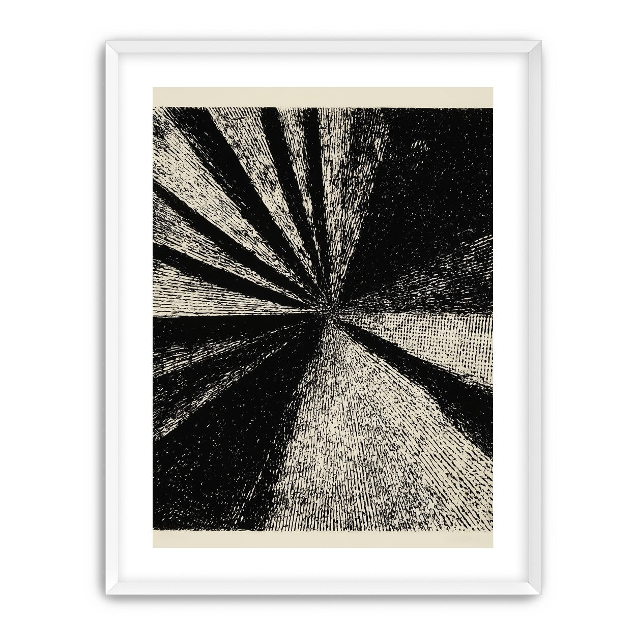 Black rays into grain