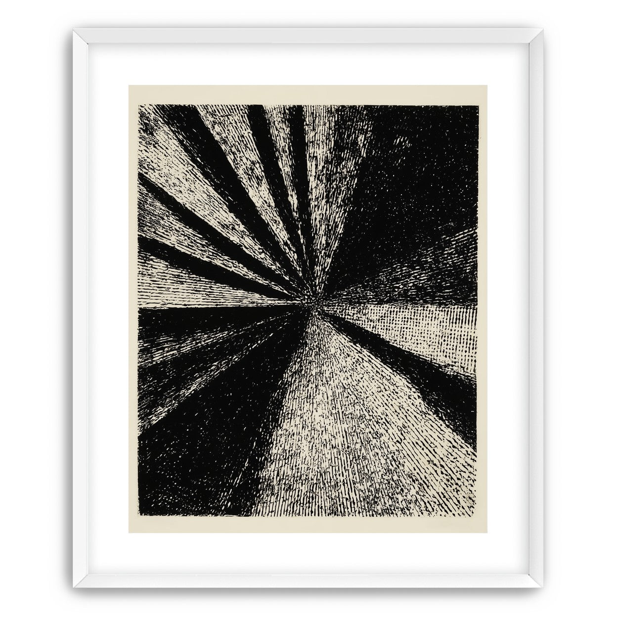 Black rays into grain